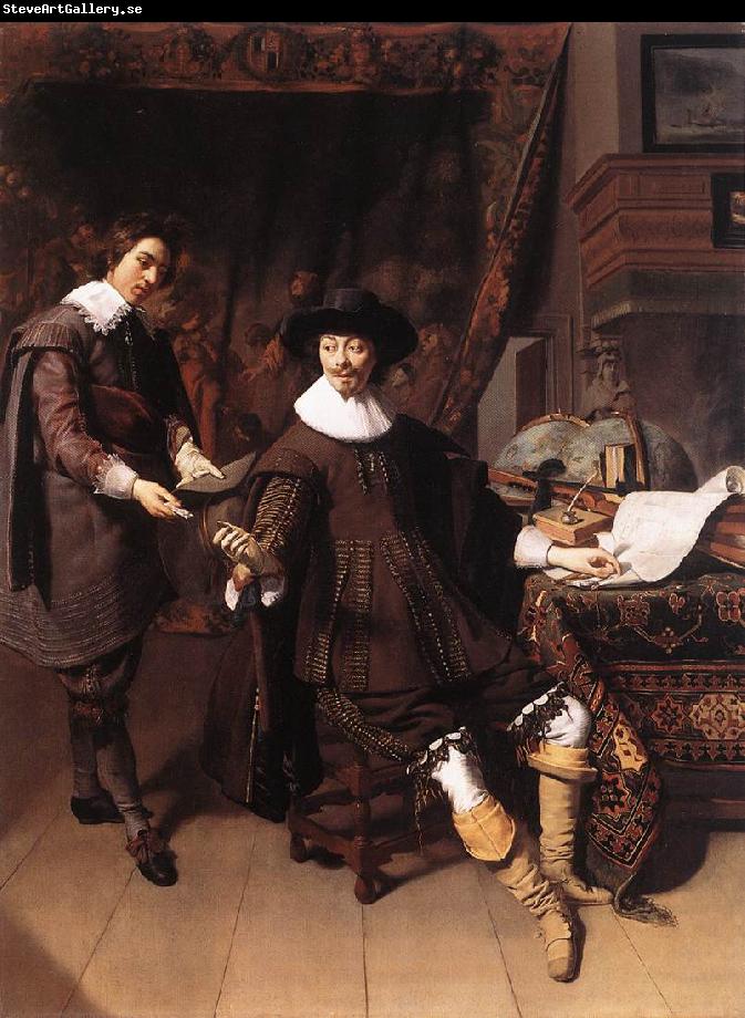 KEYSER, Thomas de Constantijn Huygens and his Clerk g